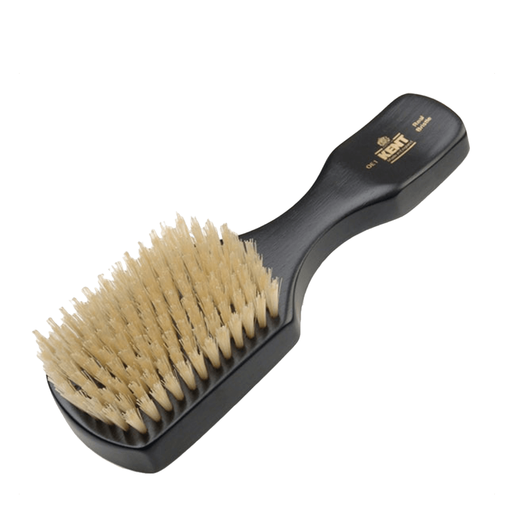 Club Hair Brush, Wave Hair Brush, Curved Oval Palm Brush Boar Bristles Brush  1