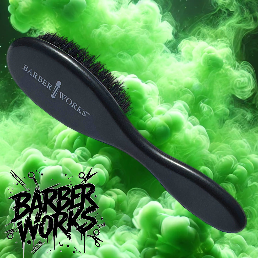 Barber Works Fade Cut Brush - Fade and Cleaning Hair Brush