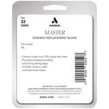 Master® Clipper Ceramic #22-Tooth Blade (000-1) - BUYBARBER.COM