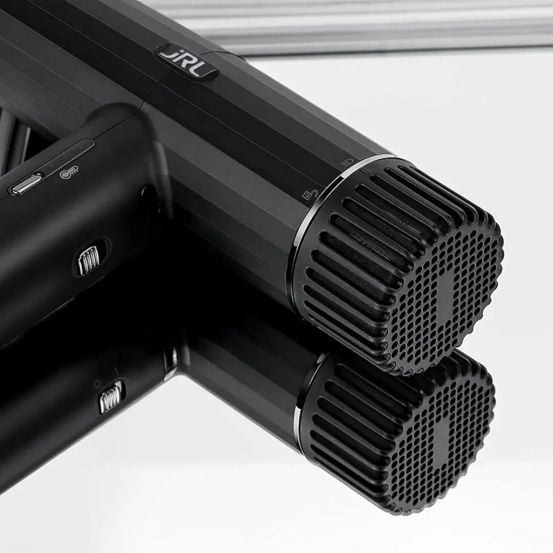 JRL Forte Pro Dryer – Professional Ionic Hair Dryer with Diffuser (Black) JRL