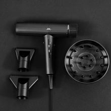 JRL Forte Pro Dryer – Professional Ionic Hair Dryer with Diffuser (Black) JRL