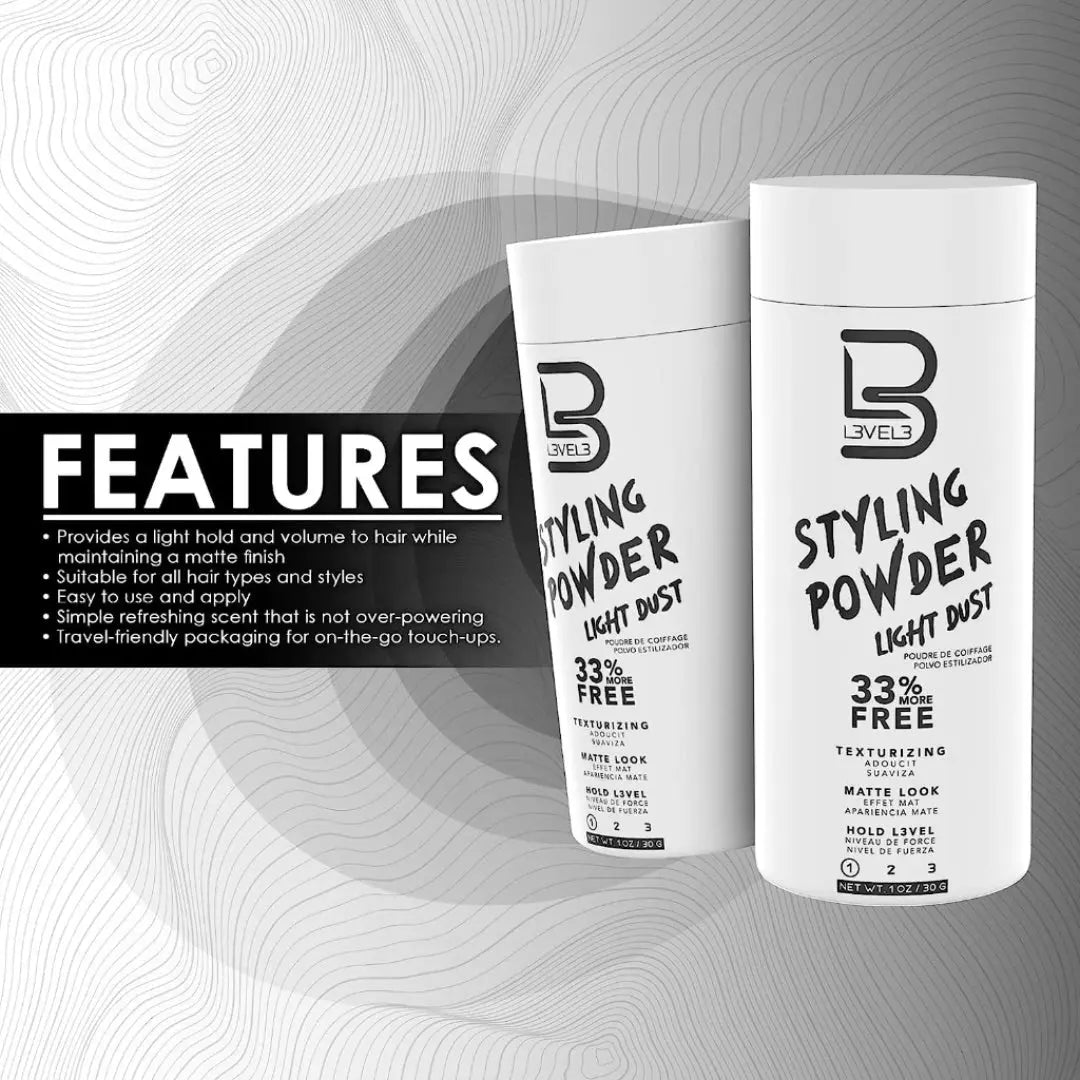 Level 3 Light Styling Powder - BUYBARBER.COM