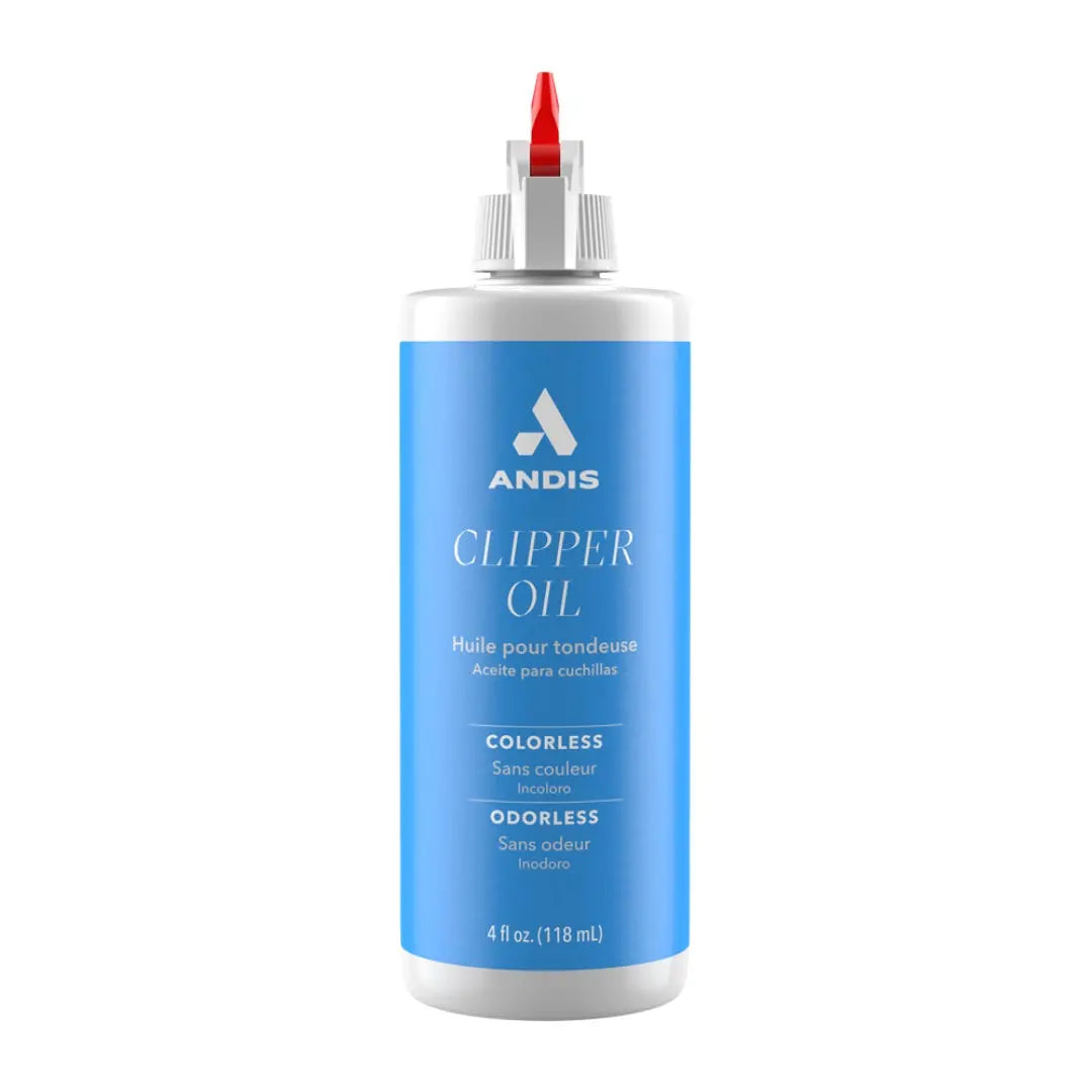 Andis 12108 Clippers Clipper Oil, 4 oz - Prevents Rust & Corrosion - BUYBARBER.COM