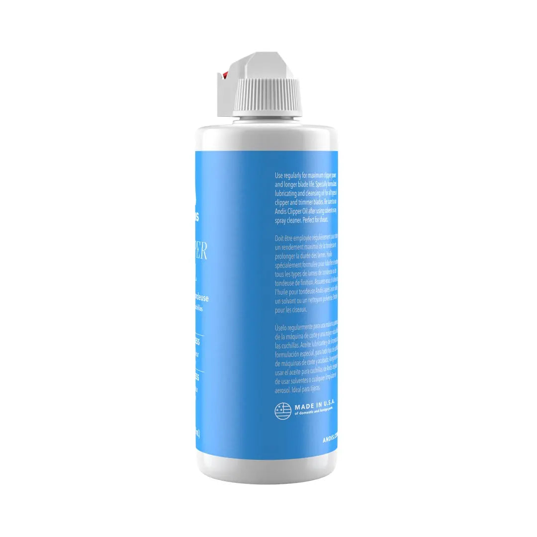 Andis 12108 Clippers Clipper Oil, 4 oz - Prevents Rust & Corrosion - BUYBARBER.COM