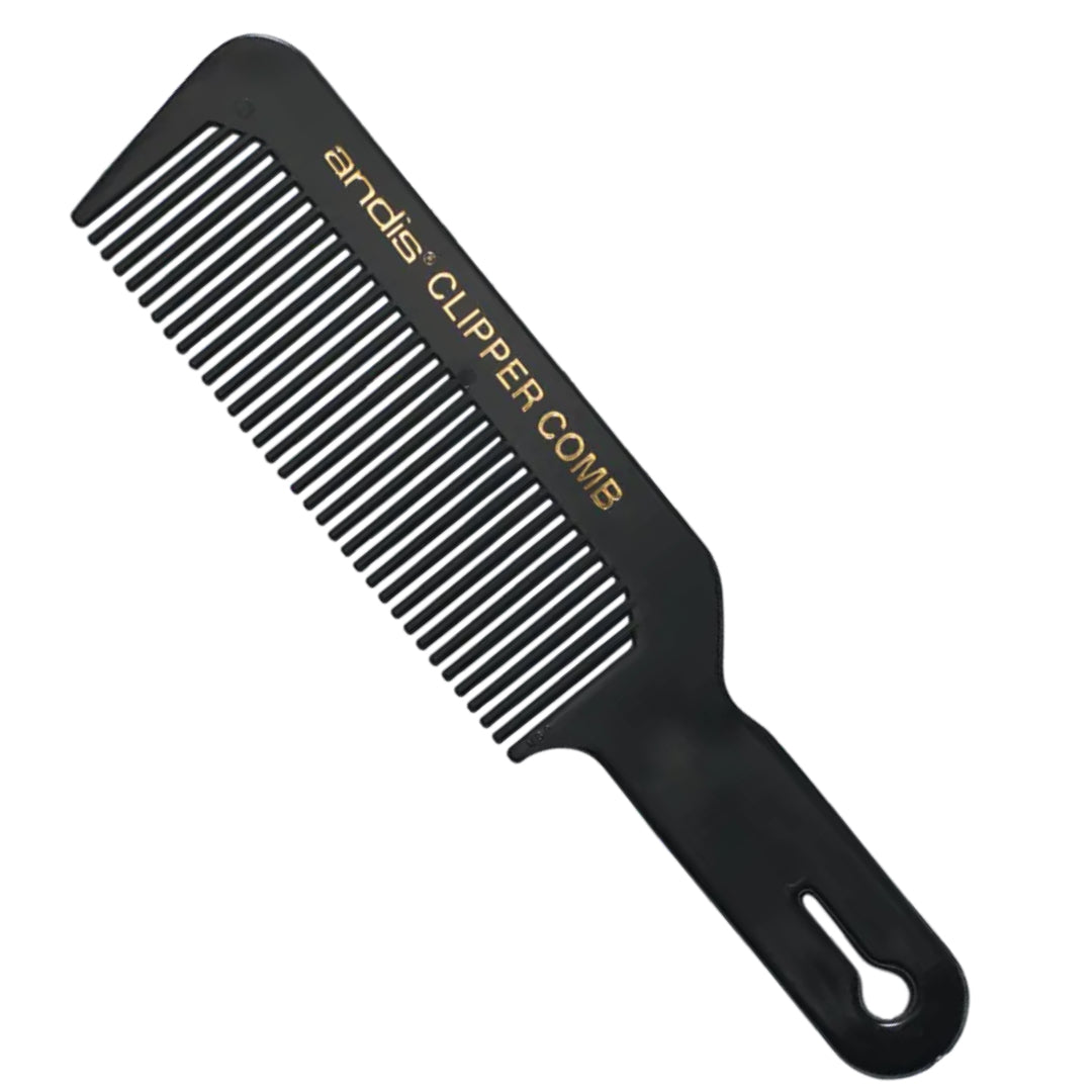 Black comb with 'Andis' branding on a white background