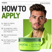 IMMORTAL NYC Dry Matte Styling Pomade – Strong Hold, Matte Finish (150 ml) IMMORTAL NYC