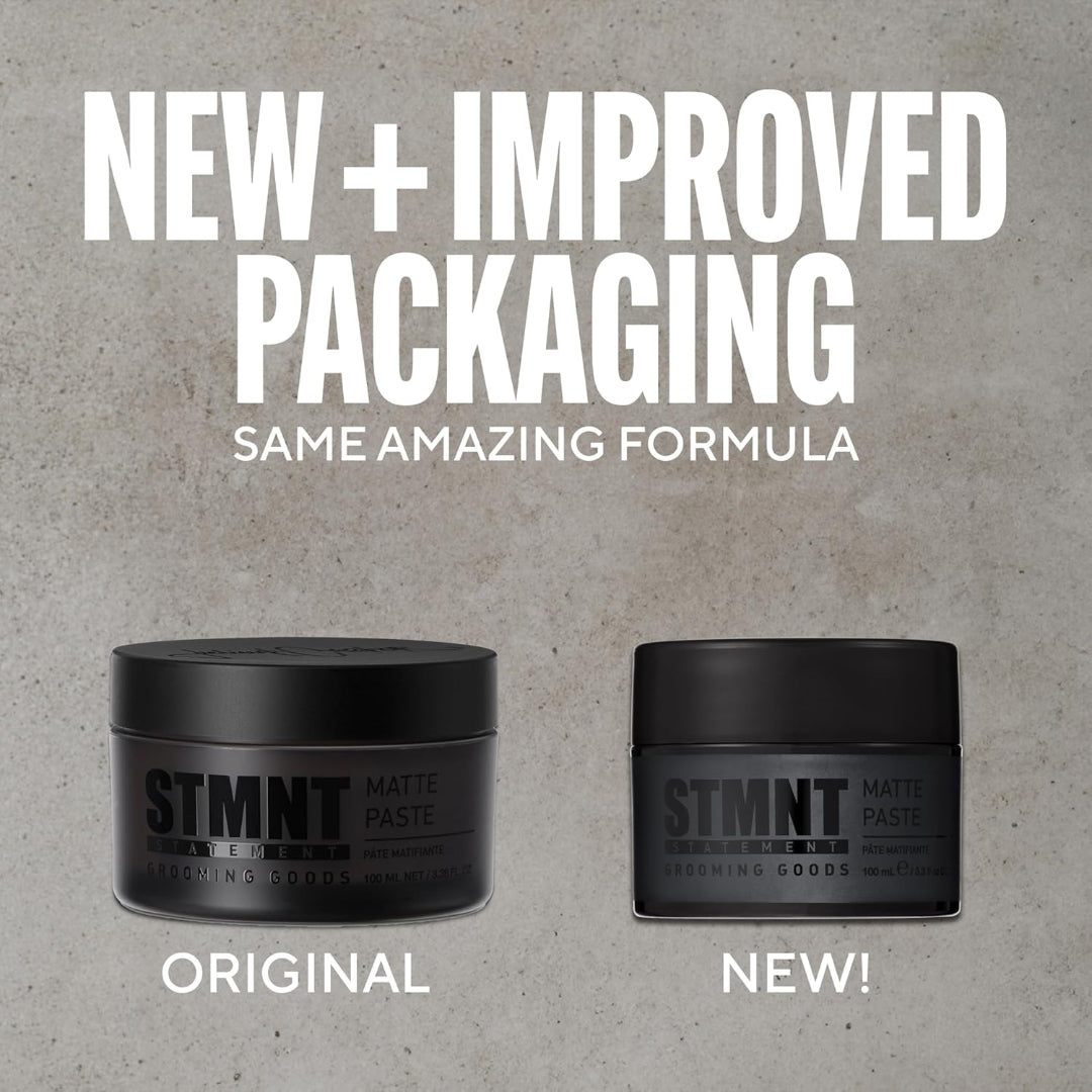 STMNT Matte Paste 3.38 oz — Strong Hold, Super‑Matte, Non‑Greasy