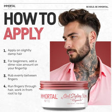 IMMORTAL NYC Hypnotic Gel Styling Wax – Strong Hold, Semi-Matte, 150 ml IMMORTAL NYC
