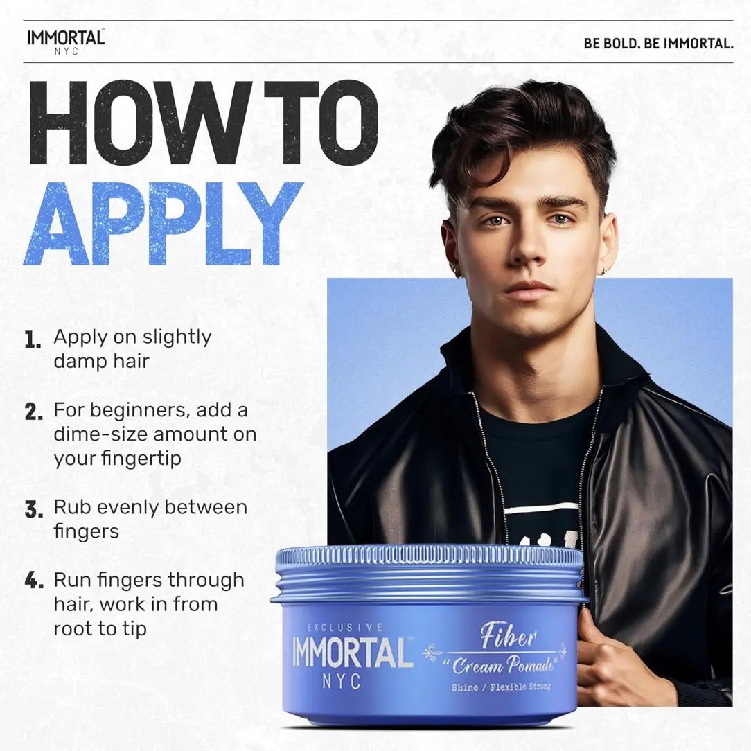 Immortal NYC Creative Fiber Wax – Extreme Hold, Matte Finish