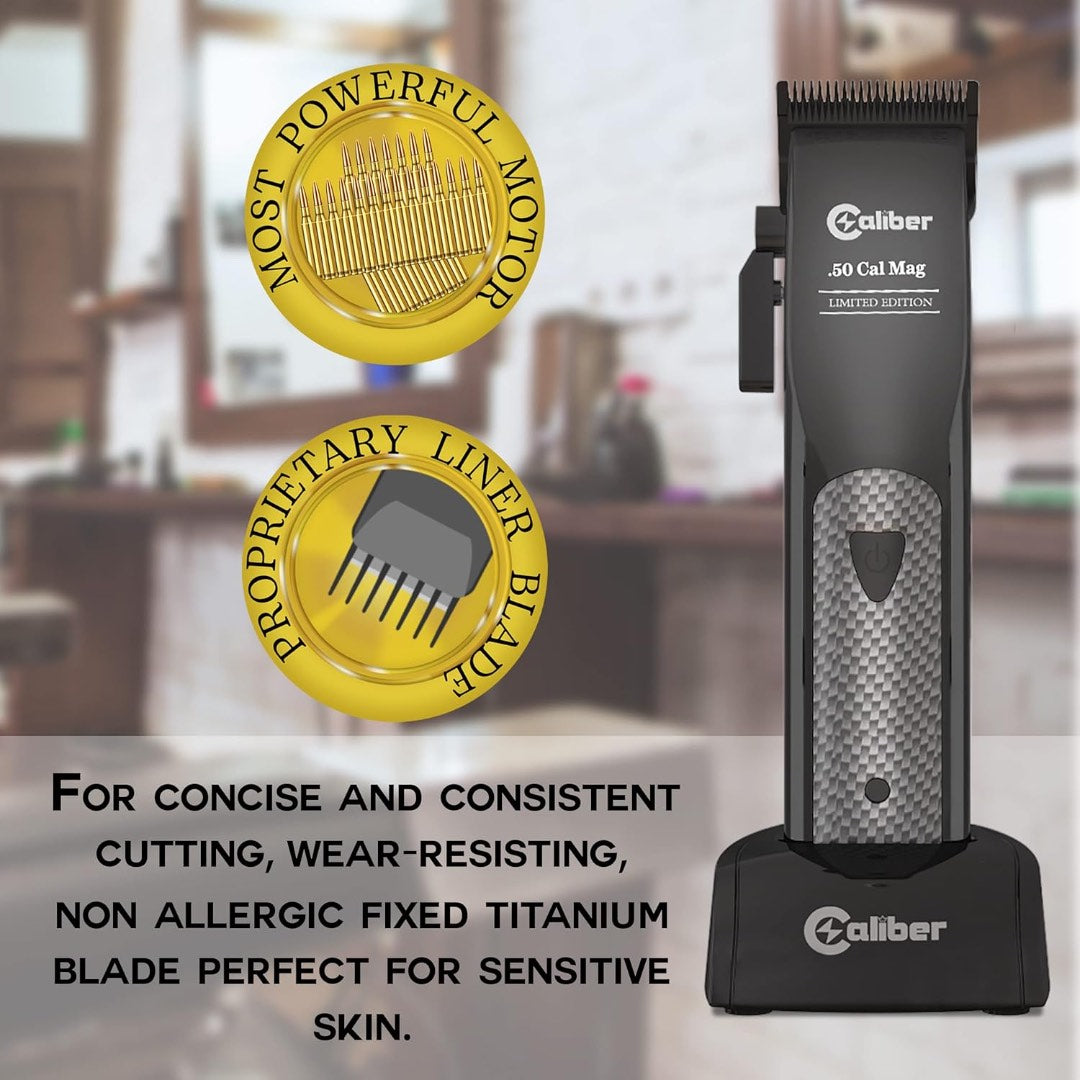 Caliber .50 Cal LE Clipper | 10 000 SPM, 8-Hour Battery, DLC Blades