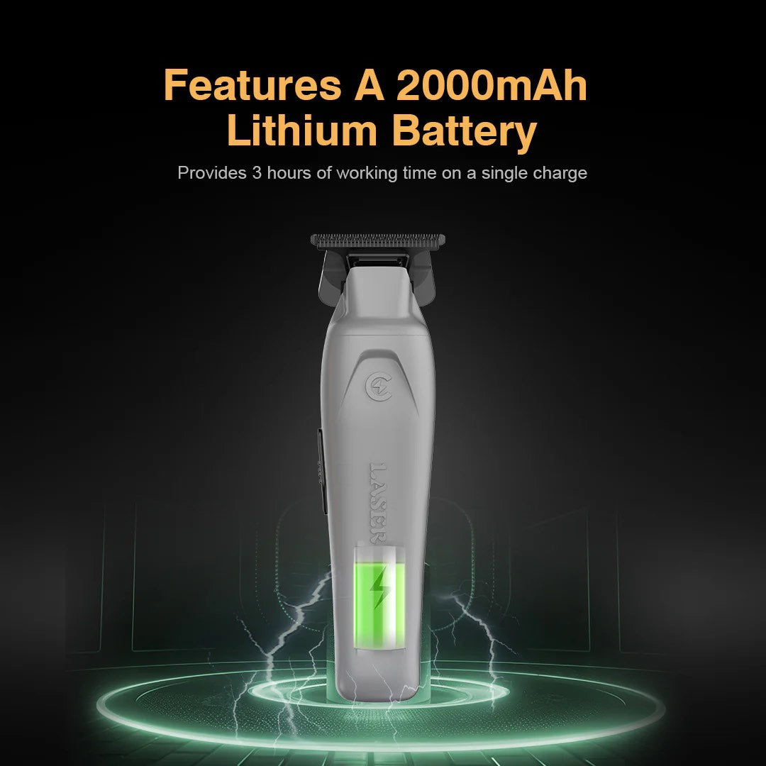 Caliber Laser Trimmer | 7 500 RPM Brushless, DLC Blades, 3-Hr Battery