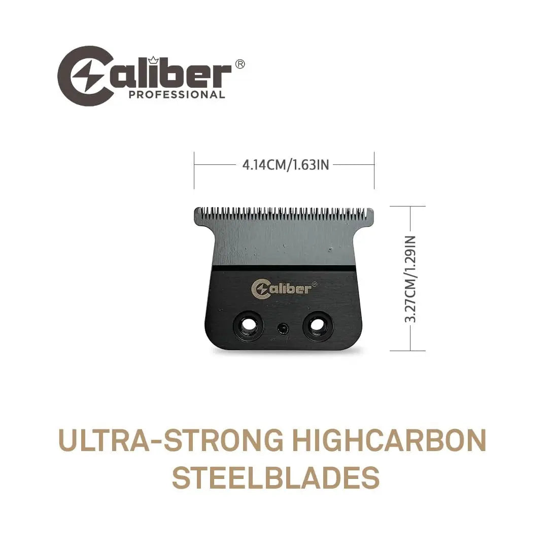 Caliber Laser Trimmer DLC Deep-Tooth T-Blade Replacement Set - BUYBARBER.COM