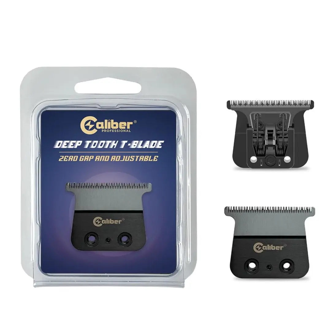 “Close-up of diamond-carbon coated deep teeth on Caliber Laser blade.”