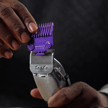 Andis 560997 OG Master Dual Magnet Clipper Guard Set - 5-Pack, Purple - BUYBARBER.COM