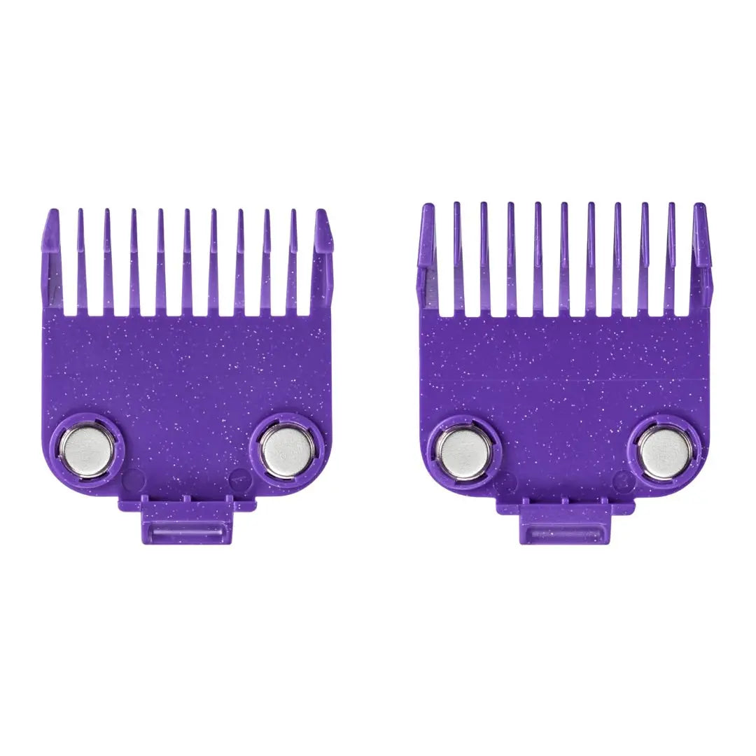Andis 561002 OG Master Dual Magnet Clipper Guard Set, 2-Pack - Purple - BUYBARBER.COM