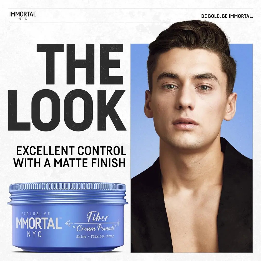 Immortal NYC Creative Fiber Wax – Extreme Hold, Matte Finish
