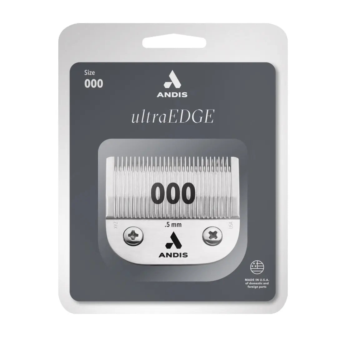 Andis 64073 UltraEdge Detachable Clipper Blade, 0.5mm - Carbonized Steel - BUYBARBER.COM