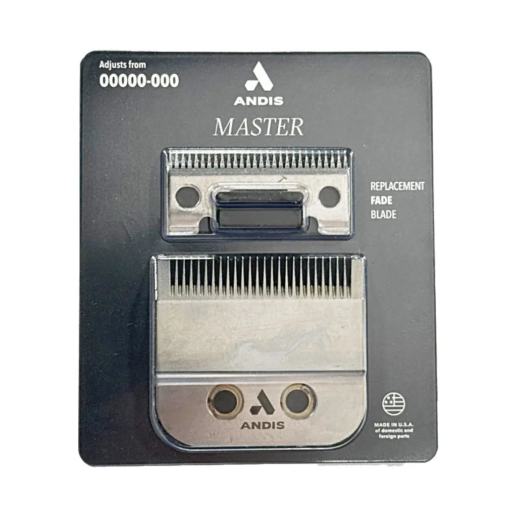 Andis Master Cordless Li Replacement Fade Blade, Carbon Steel Size 00000-000 - BUYBARBER.COM