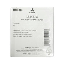Andis Master Cordless Li Replacement Fade Blade, Carbon Steel Size 00000-000 - BUYBARBER.COM