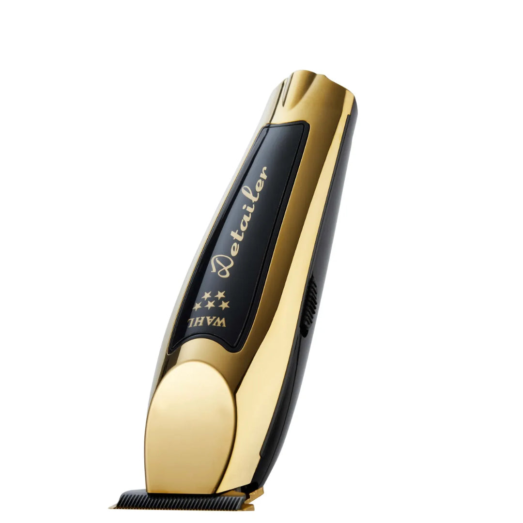 Wahl Detailer Li Gold Trimmer – Titanium T-Wide Blade, 100 + Min Runtime