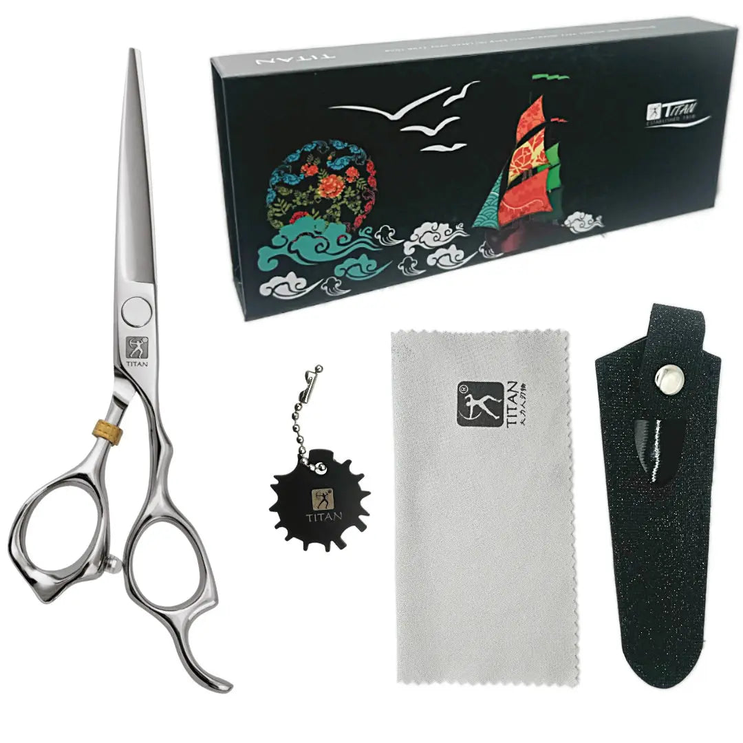 Professional Japanese Hair Cutting Shears | Hand Made | 6 Inch | 440C Stainless Steel - BUYBARBER.COM