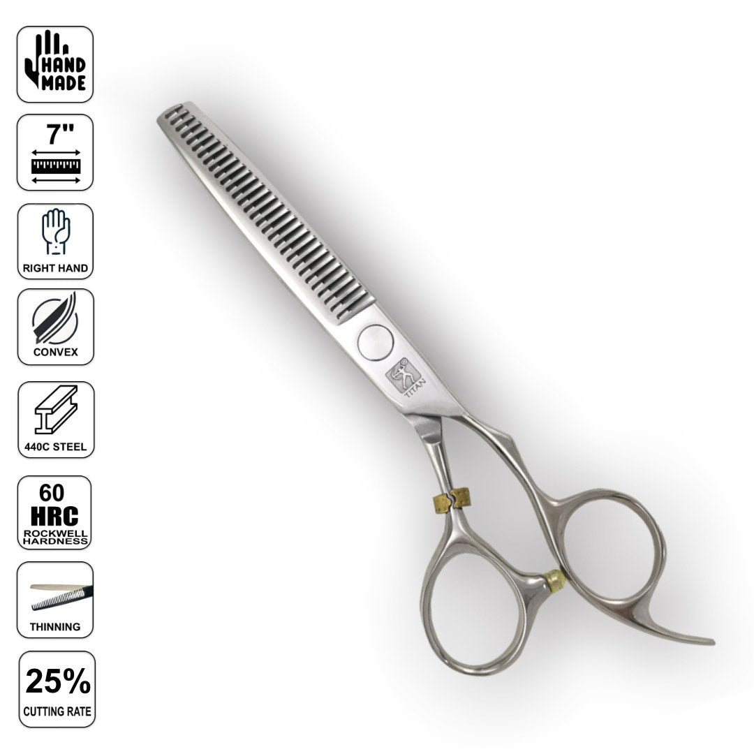 Professional Japanese Hair Thinning Shears | Hand Made | 7 Inch | 440C
