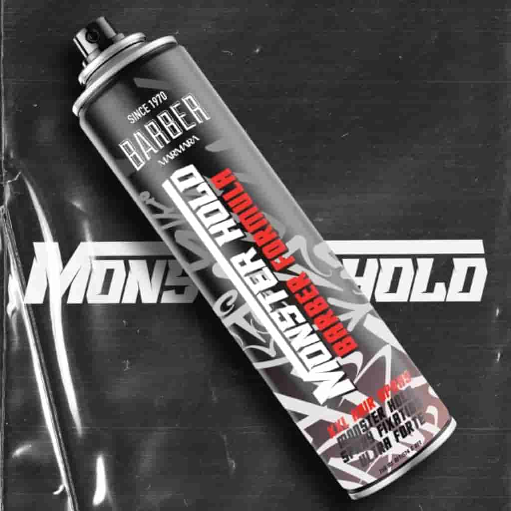 Marmara Barber Hair Spray Strong Control 750ml Monster - BUYBARBER.COM