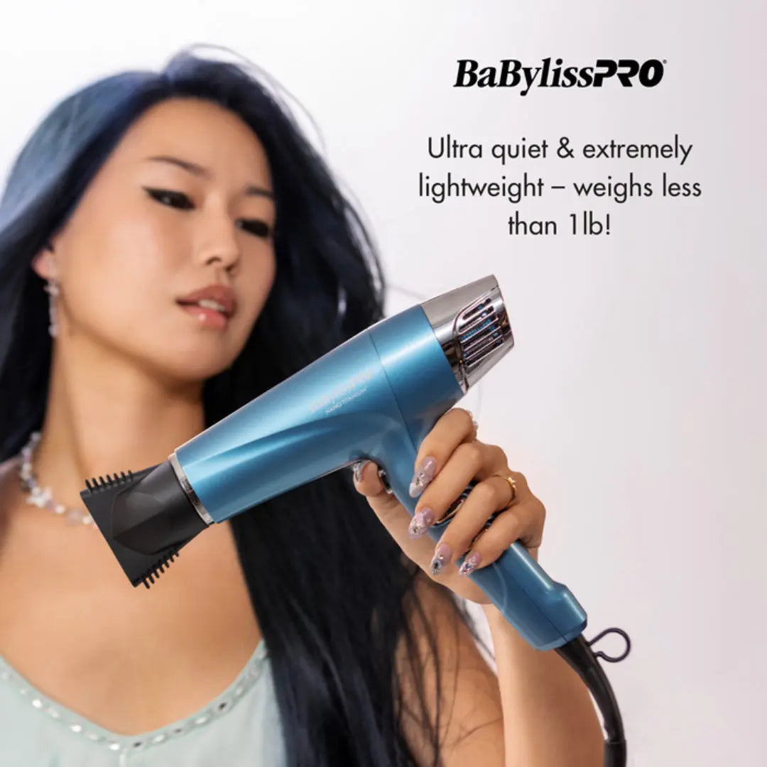 BaBylissPRO® Nano Titanium™ Dual Ionic Dryer - Professional Hair Care - BUYBARBER.COM