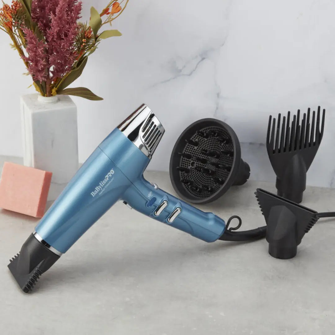 BaBylissPRO® Nano Titanium™ Dual Ionic Dryer - Professional Hair Care - BUYBARBER.COM