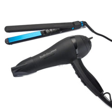 BaBylissPRO Matte-Black Nano Titanium Dryer + 1″ Ultra-Thin Iron - BUYBARBER.COM