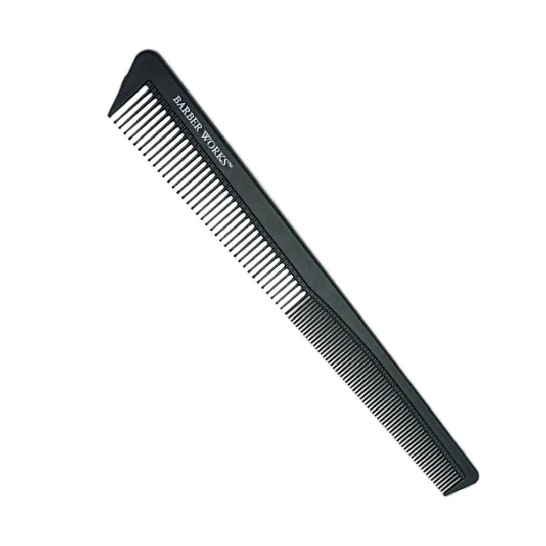 Barber Works Taper Comb | Carbon Fiber | 7" - BUYBARBER.COM