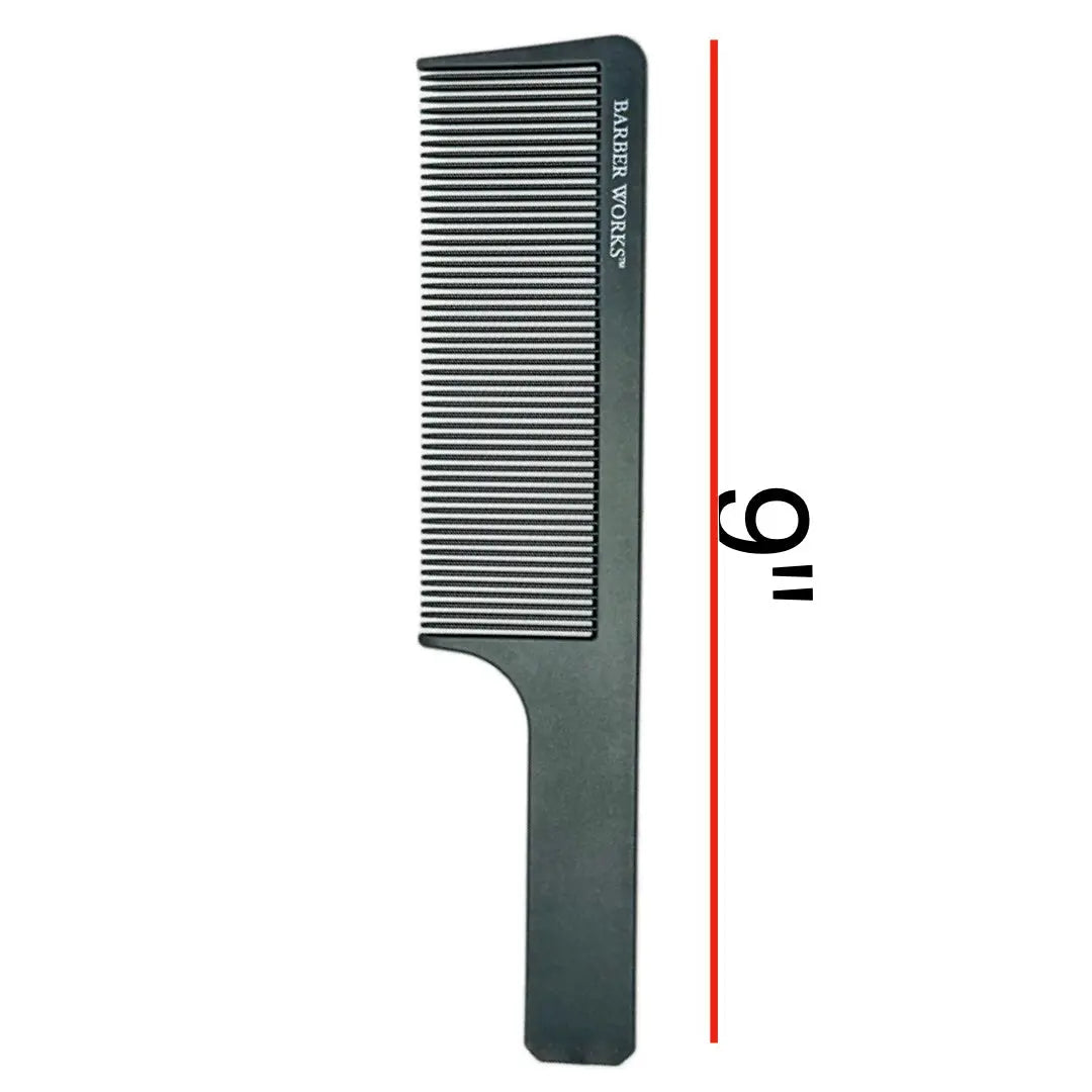 Barber Works Fade Comb | Carbon Fiber | 9" - BUYBARBER.COM