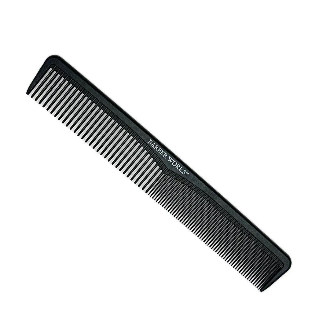 Barber Works Styling Comb | Carbon Fiber | 7" - BUYBARBER.COM