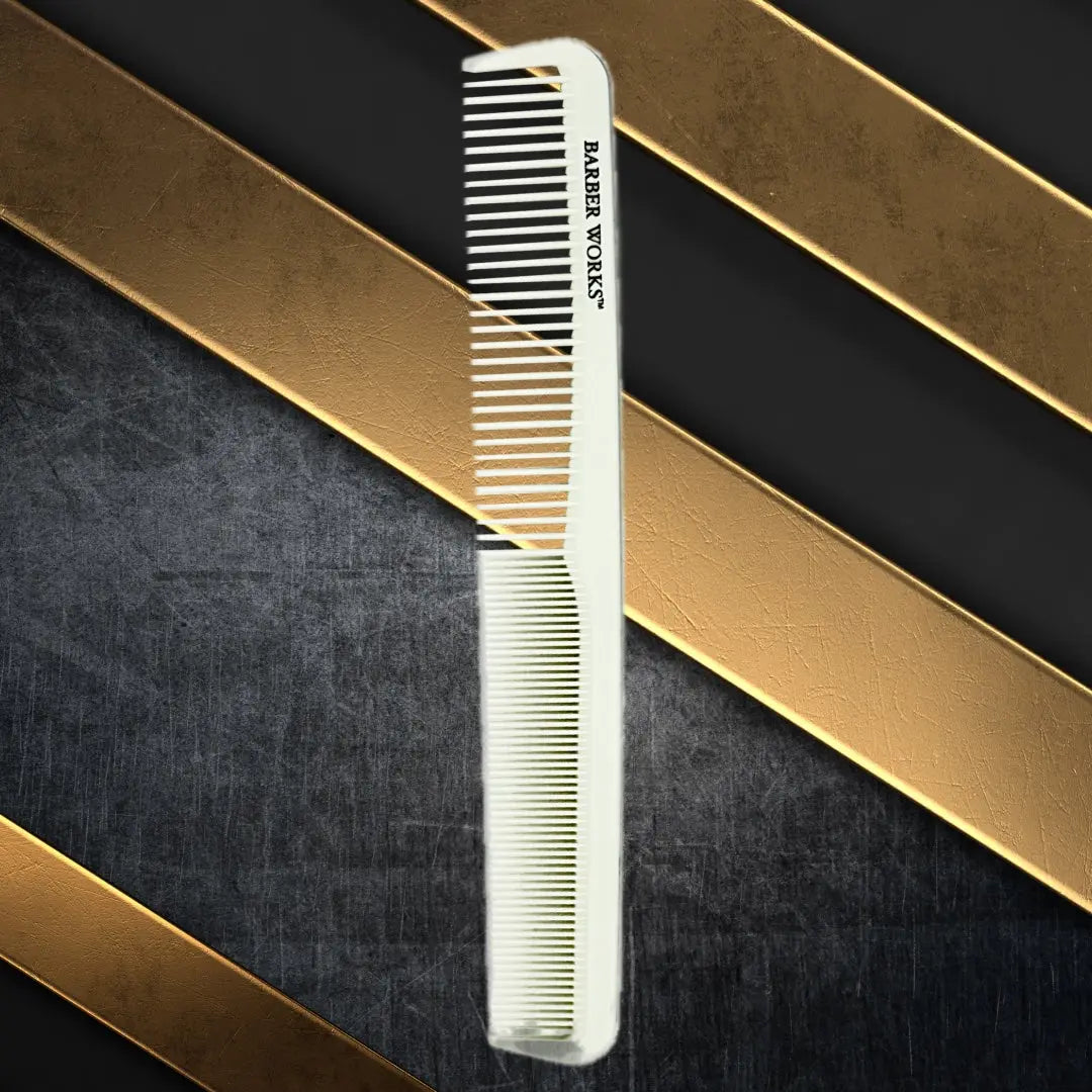 Barber Works Narrow Styling Comb | Hybrid Ceramic | 7" - BUYBARBER.COM