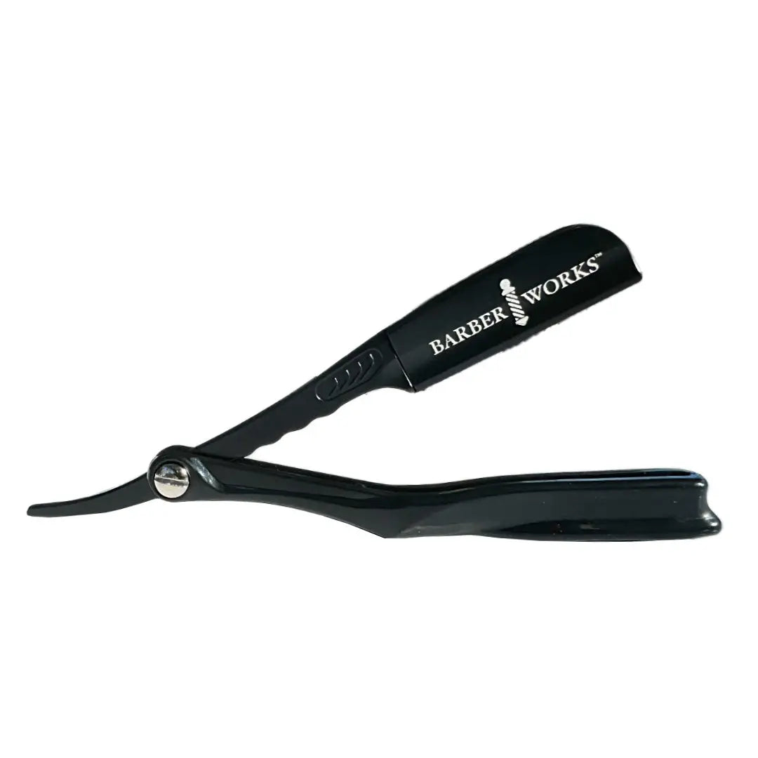 Barber Works Professional Razor Holder – Ultra 3mm Exposed | Superior Grip & Safety Hinge Design Barber Works