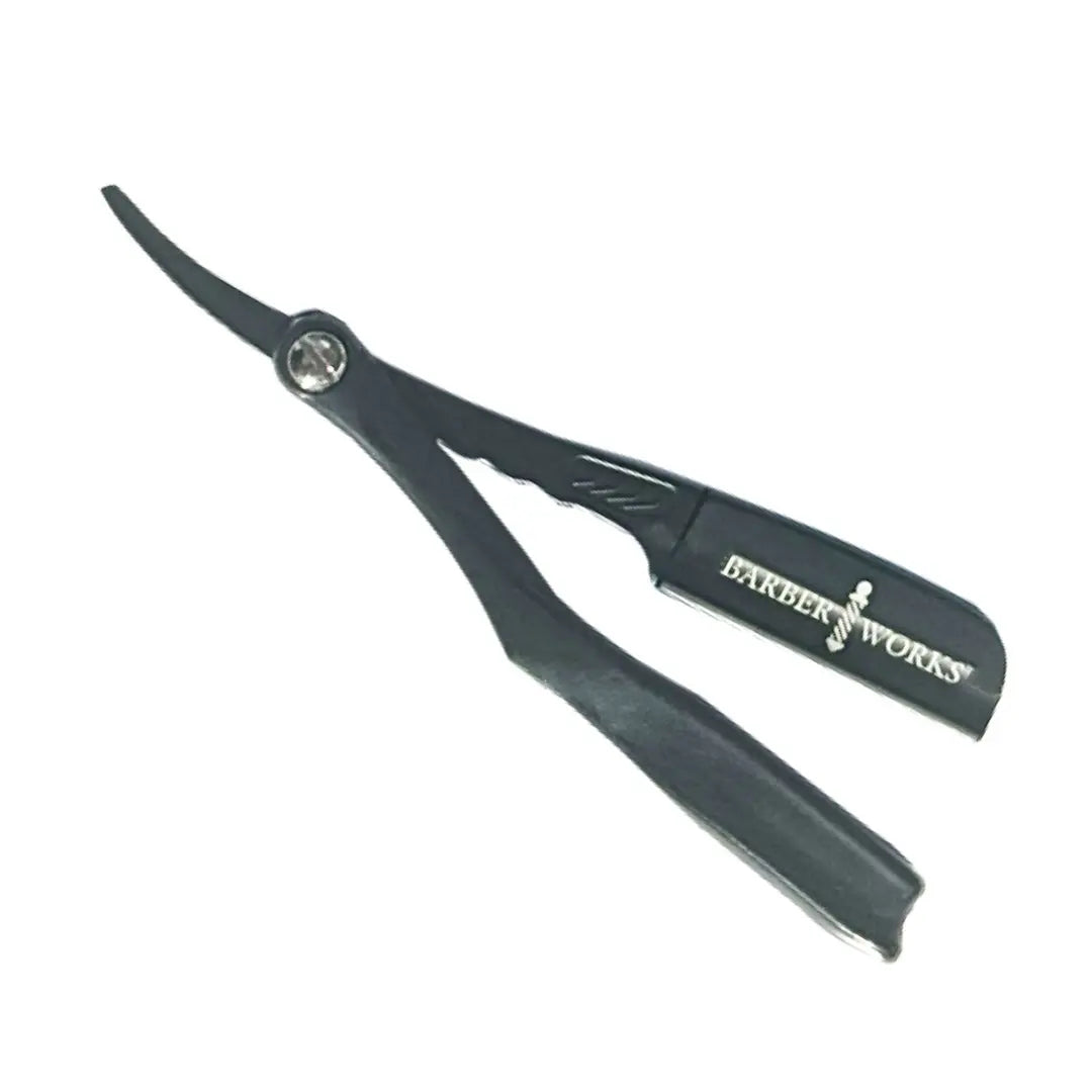 Barber Works Professional Razor Holder – Ultra 3mm Exposed | Superior Grip & Safety Hinge Design Barber Works