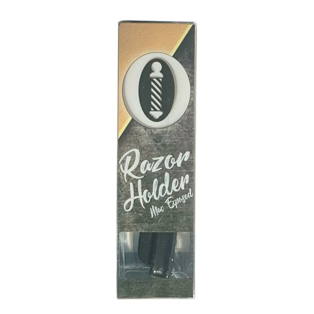 Barber Works Professional Razor Holder – Ultra 3mm Exposed | Superior Grip & Safety Hinge Design Barber Works