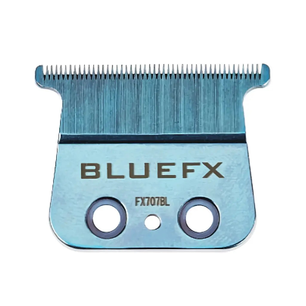 Close-up of BaBylissPRO FXOne Standard Tooth Replacement Blade, showcasing its DLC/Titanium ultra-thin design, compatible with models 799, 787, 729, and 726.