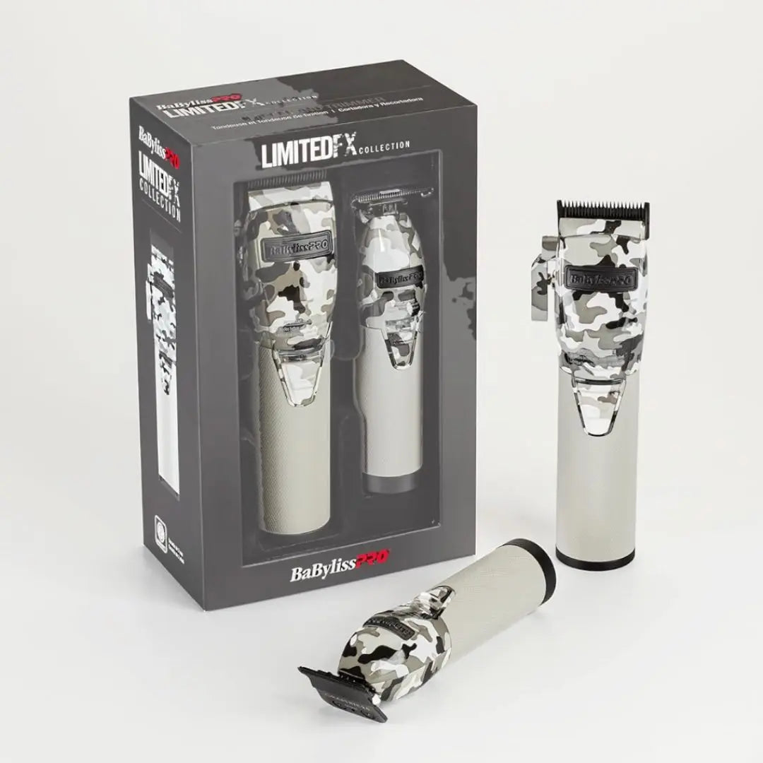 BaBylissPRO LimitedFX Camo Metal Clipper & Trimmer | Limited Edition - BUYBARBER.COM