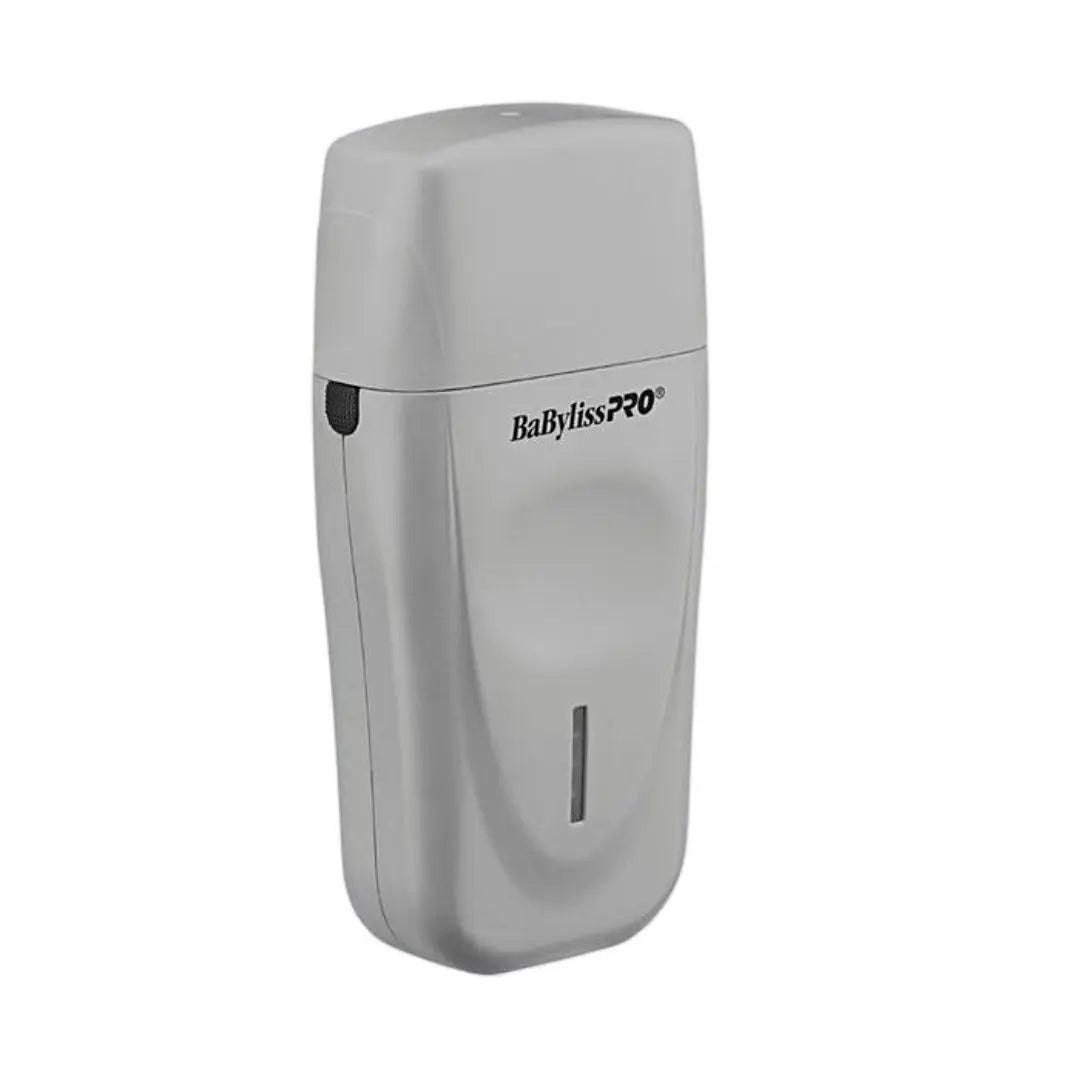 "Limited Edition Grey BaBylissPRO LithiumFX+ shaver with storage pouch and auto-shutoff feature"