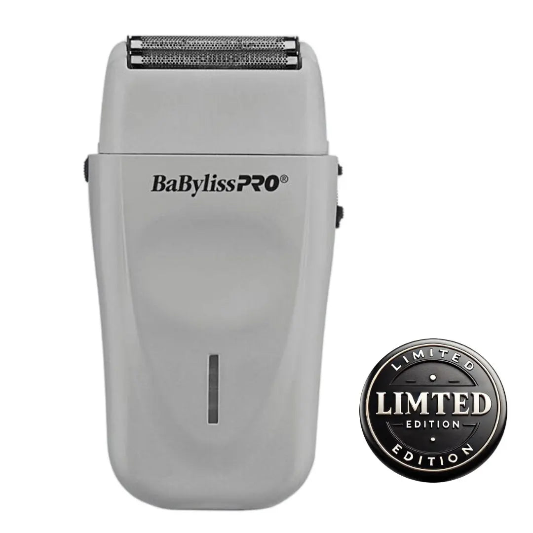"Ergonomic double foil shaver with dual counter-cutting blades and 10,000-RPM motor"