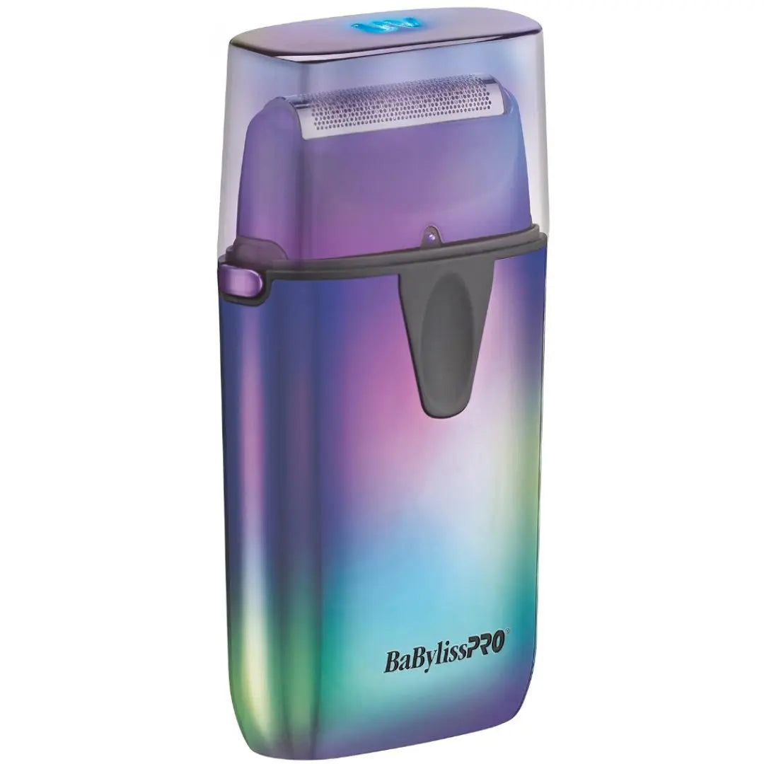 Babylisspro® UVfoil limited edition iridescent uv-disinfecting single-foil shaver BaByliss