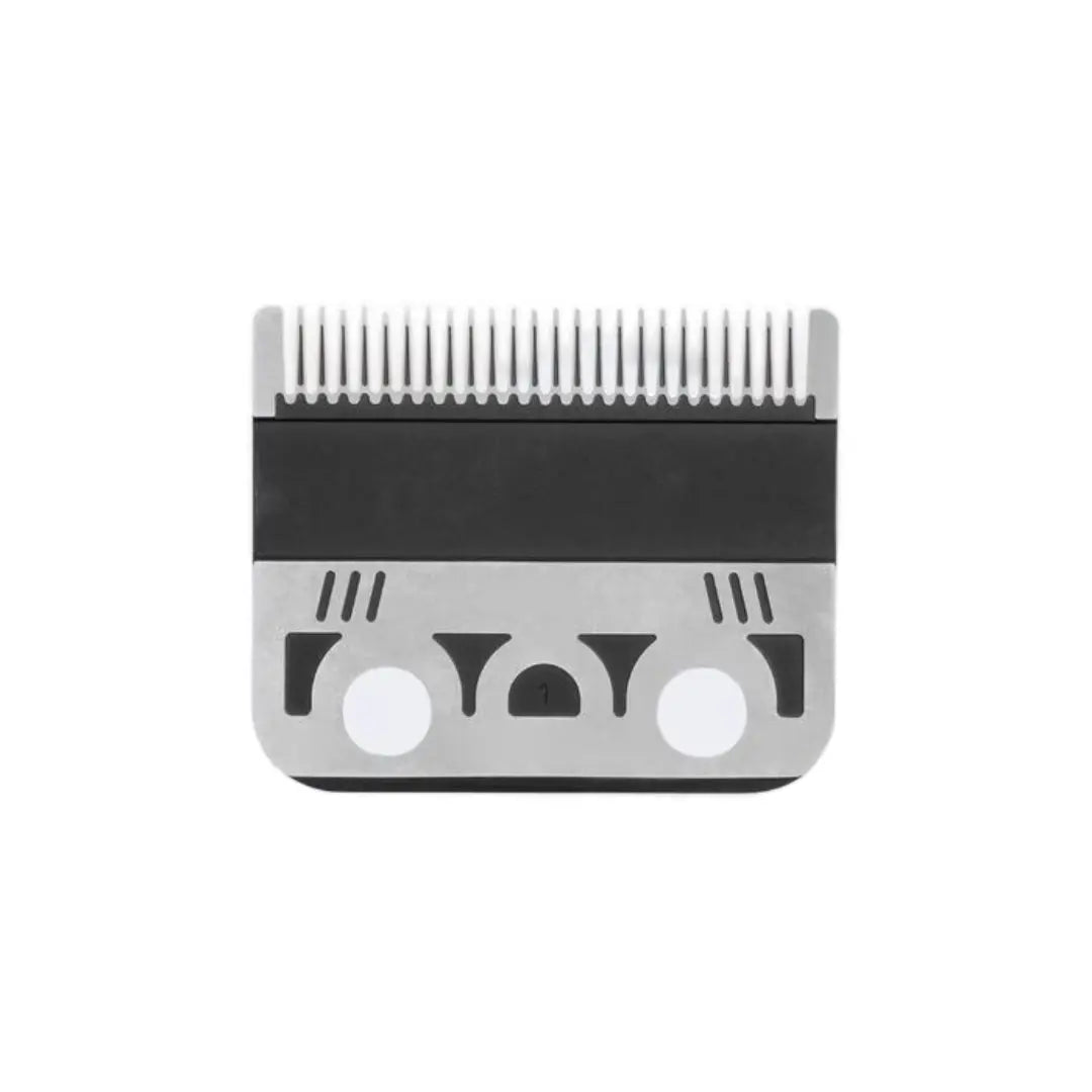 "Close-up view of BaBylissPRO Tri-Blade showing built-in oil reservoir"