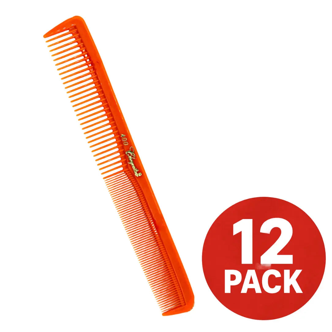 Krest Cleopatra 400 7" All-Purpose Comb (12 Pack) – Colors - BUYBARBER.COM