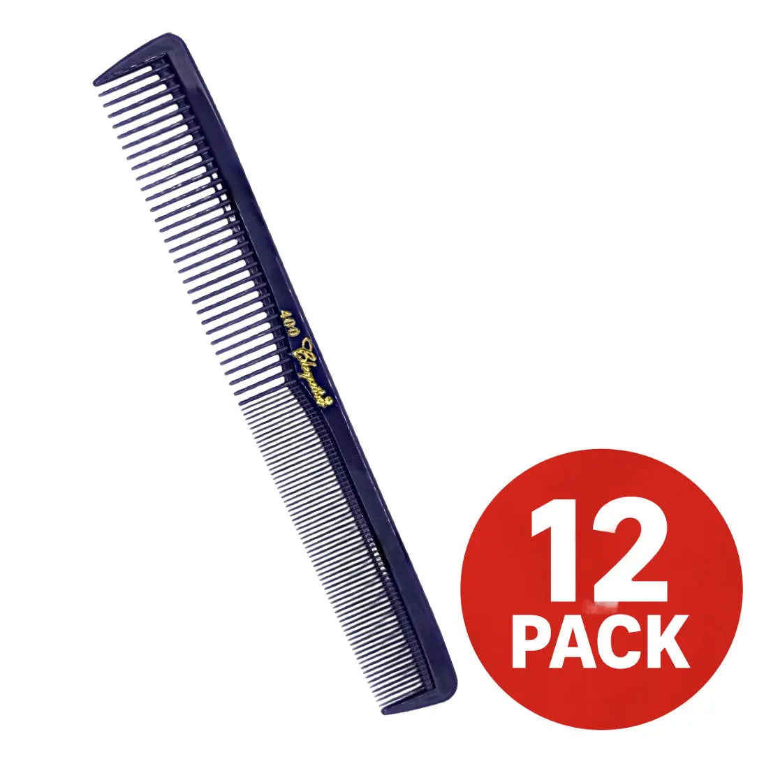 Krest Cleopatra 400 7" All-Purpose Comb (12 Pack) – Colors - BUYBARBER.COM
