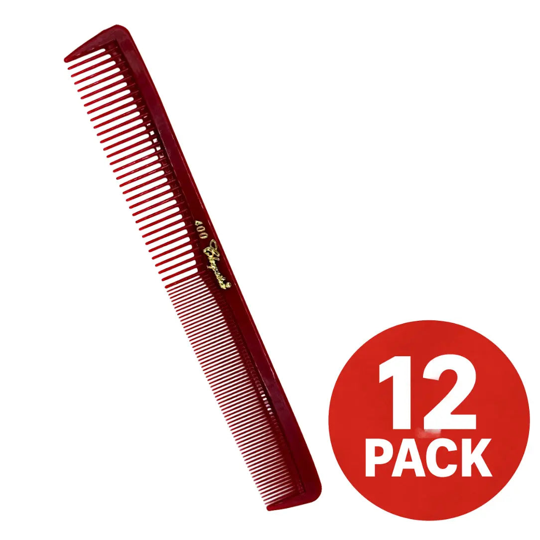 Krest Cleopatra 400 7" All-Purpose Comb (12 Pack) – Colors - BUYBARBER.COM