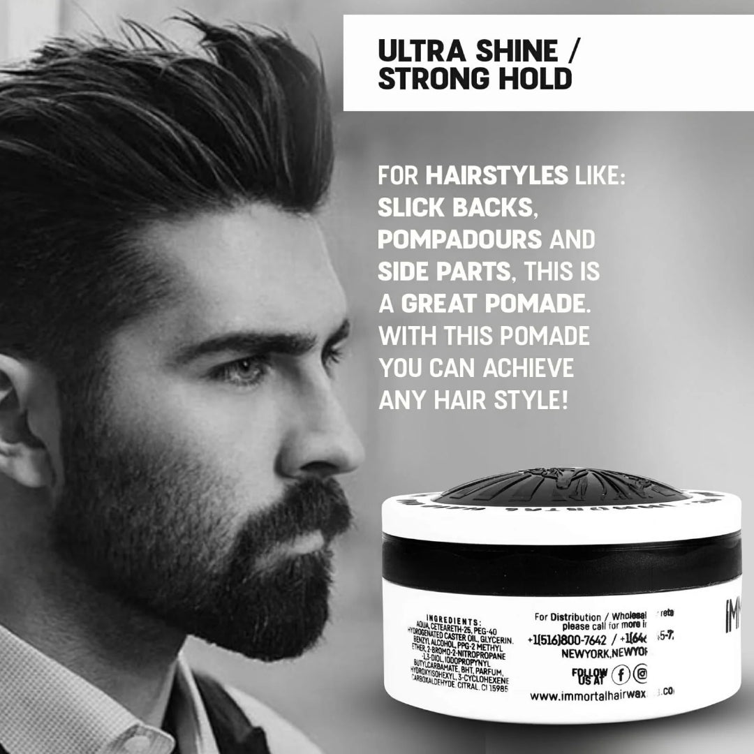 IMMORTAL NYC AVENTUS HAIR WAX – Strong Hold & Radiant Shine