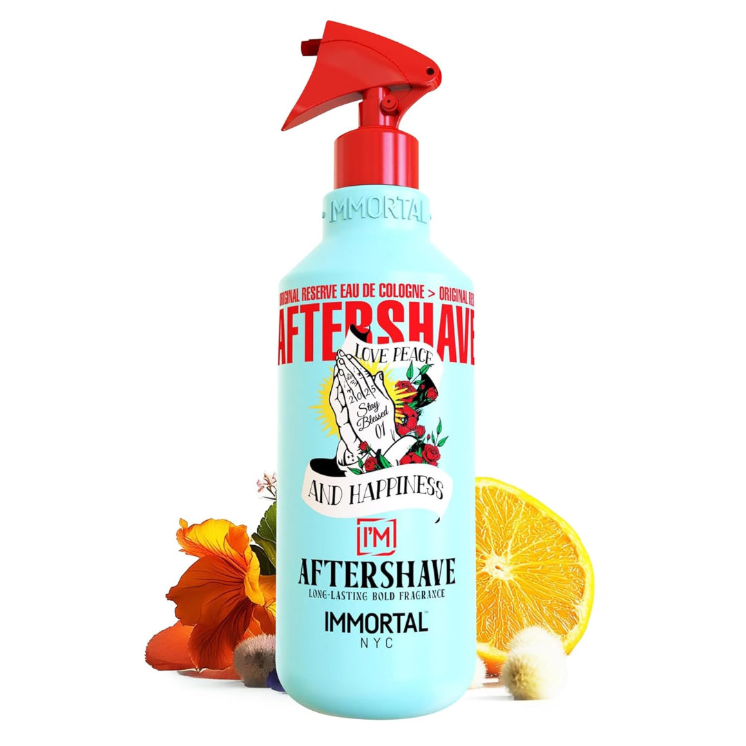 IMMORTAL NYC Stay Blessed 1 Aftershave – Energizing, Soothing Formula (150 ml)