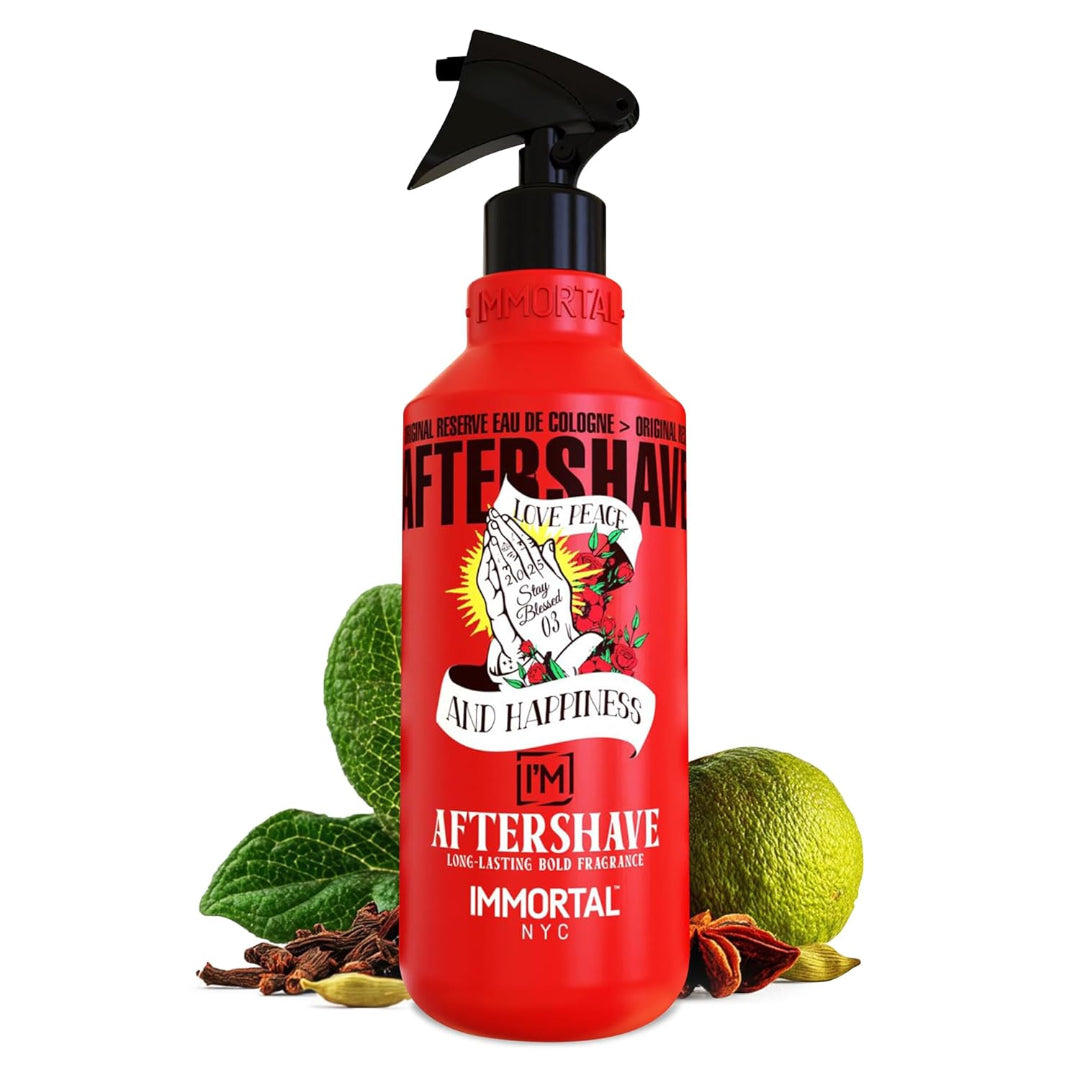 IMMORTAL NYC Stay Blessed 3 Aftershave – Ocean-Citrus Cool, 150 ml