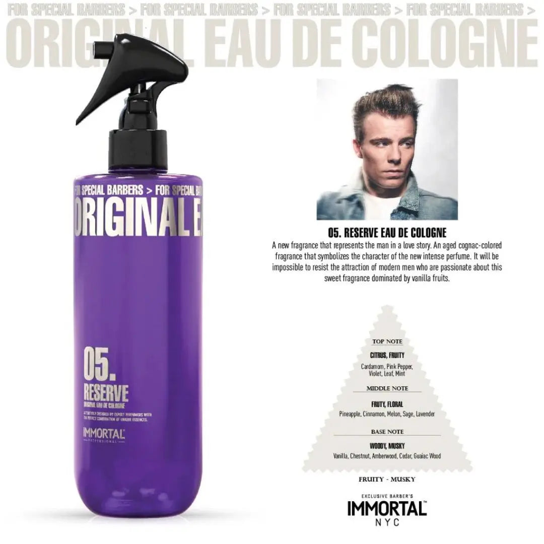 Immortal NYC Reserve Cologne Aftershave No. 5 | Captivating Fragrance - BUYBARBER.COM